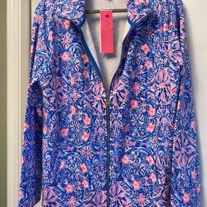 Lilly Pulitzer Leona UPF 50+ Zip up Size L
Blue Peri Takin’ It Easy